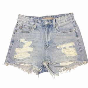Just USA Women’s Shorts Size XS Distressed Blue Ripped Jean Shorts